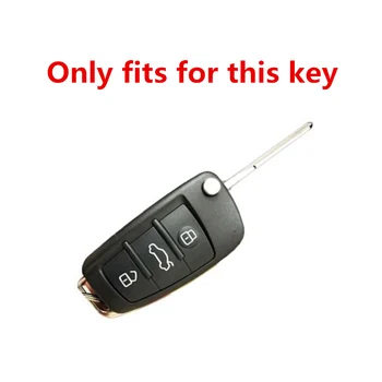 Minkštos TPU Automobilių Stilius Auto Klavišą Apsaugos Padengti Atveju Audi A6 A7 A8 R8 A1 A3 A4 A5 Q7 A6 C5 Accessories Pultelio Laikiklis paketų prižiūrėtojų raktinę