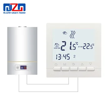 MJZM BGL02-5 LCD Termostatas, Dujų Katilas Šildymo Temperatūros Reguliatorius, Programuojamas Termostatas, skirtas Kombinuotas Katilas Montuojamas prie Sienos
