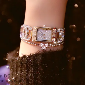 Montre Femme 2020 Moterų Laikrodžiai Diamond Top Brand Elegantiška Suknelė Kvarciniai Laikrodžiai Moteriški Kalnų Krištolas Laikrodis Relogios Femininos