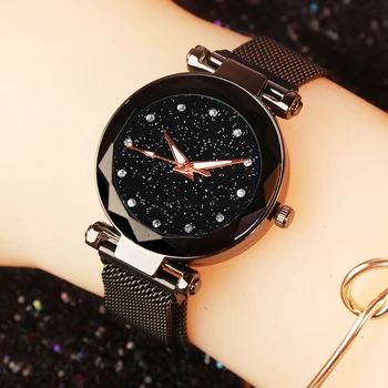 Moterys, Ponios Laikrodžiai Magnetinio Žvaigždėtas Dangus Laikrodis Mados Deimantų Moterų Moterų Kvarciniai Laikrodžiai relogio feminino reloj mujer