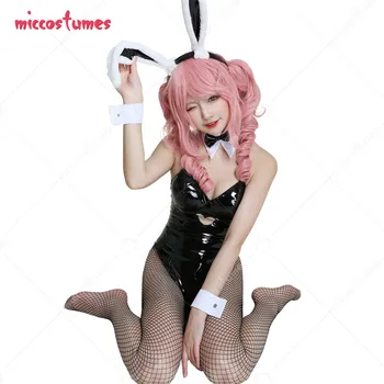 Moterų Japonų Anime Mielas Vienas Gabalas, Bunny Mergina Kostiumas Pilnas komplektas