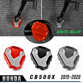 Motociklo Pėdų Pusėje Stovi Pratęsimo Atramą Trinkelėmis Plokštė Anti-slip Sidestand Padas Honda 2019-2020 CB500X CB 500X CB 500 X