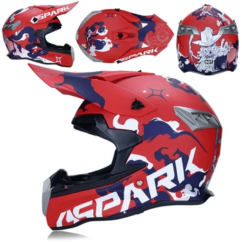 Motociklo šalmas motorcross off-road šalmų ATV Dirtbike kalnų lenktynių šalmas DOT capacete