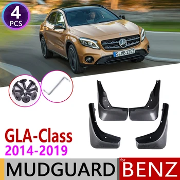 Mudflap Mercedes Benz GLA Klasės X156~2019 180 200 220 250 260 45 AMG Buferiu sparnų Splash Atvartu Mudguard Priedai