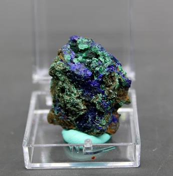 Natūralus, gražus azurite mineralinių pavyzdys krištolo Akmenys ir kristalai crystal Healing Nemokamai dėžutė dėžutės dydis 3.4 cm