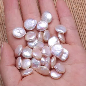 Natūralūs Gėlavandenių Perlų Duobute Madinga Prarasti Tarpiklis Karoliukų, Skirta 