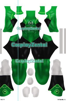 Naujausias Žalia Cosplay Kostiumų 3D Spausdinimo Aukštos Kokybės Spandex Zentai Bodysuit Helovinas Kostiumų Suaugusiems/Vaikams/Custom Made