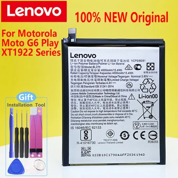 Nauji Originalus Lenovo BL270 Baterijos Motorola Moto G6 Žaisti Baterija XT1922 Serijos Mobilusis Telefonas + Dovana Įrankiai