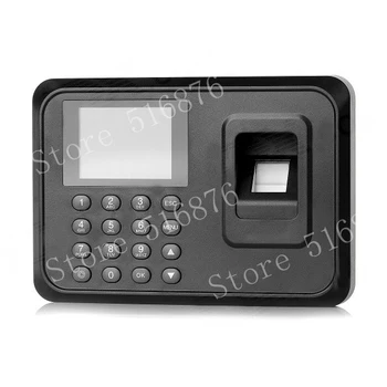 Nemokamas Pristatymas 2,4 colių TFT USB Biometrinių pirštų Atspaudų Kartą, Laikrodis, Diktofonas, Skaitmeninis Elektroninis Darbuotojų lankytojų Mašina A5