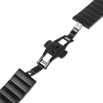 Nerūdijančio Plieno Dirželis Apple Watch6 5 4 3 2 1 42mm 38mm 40MM 44MM Metalo Watchband Apyrankė iWatch Serijos Priedai