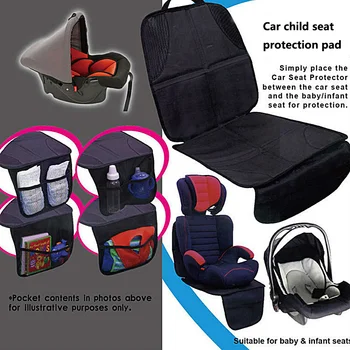 Non-slip PVC Oda Automobilių Sėdynės Padengti Vaiko Sėdynės Apsauga Pad Mat Pagal Carseat Kėdė Reguliuojamo Atlošo Pagalvėlė Raštas