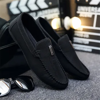 Oda Vyrų Batų Prabangos Prekės 2019 italijos Atsitiktinis Mens Mokasīni, Mokasinai Kvėpuojantis Slydimo ant Juodo vyras Vairavimo dizainerio batus