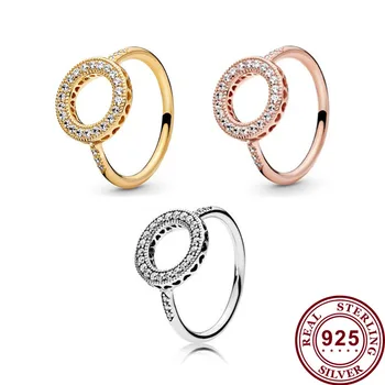 Originalus 925 кольцо Sidabro Visos Žiedas Kūrybos Iškirpti Glitte Visos Žiedas Visos Žiedas Moterims Vestuves Dovanų bižuterijos
