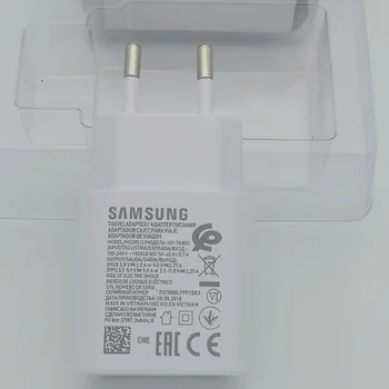 Originalus Samsung Note10 super greitas įkroviklis, EP-TA800 25w ES tipo C C Kelionės Usb PD Adapteris, skirtas 