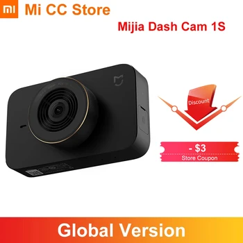 Originalus Xiaomi Brūkšnys Cam 1S Mijia Balso Kontrolės Protingas Automobilis Kamera 1080P HD Naktinio Matymo Ratai Diktofonas 140 laipsnių plataus kampo