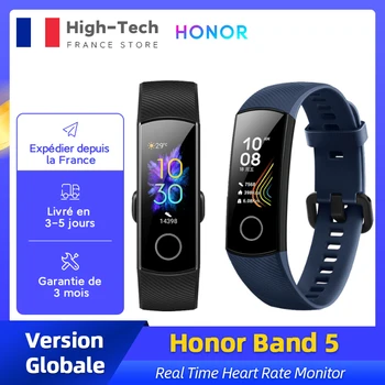 Pasaulinė Versija Huawei Honor Band 5 Band5 Smart Juosta Kraujo Deguonies Realiu Laiku Širdies ritmo Miego Stebėti 0.95