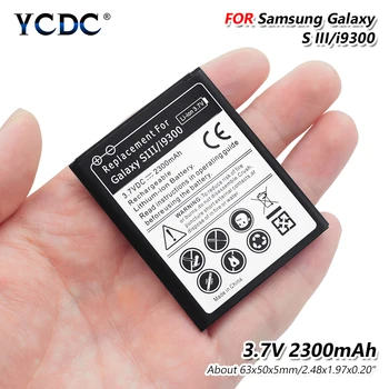 Patvarus, 3,7 V 2300mAh mobiliųjų Telefonų Įkrovimo Baterija (akumuliatorius Li-Ion Ličio Akumuliatorius, Pakeisti Samsung Galaxy S3 GT-i9300 I747
