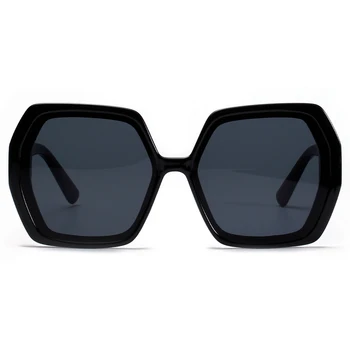 Peekaboo mados šešiakampe akiniai nuo saulės moterims, negabaritinių 2021 naujo stiliaus balta dideli saulės akiniai ponios uv400 juoda žiemos dovanos