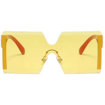 Peekaboo vienas gabalas vintage akiniai nuo saulės taškus moterys geltona uv400 pilka dideli saulės akiniai vyras aikštėje gradientas objektyvas naujas 2021
