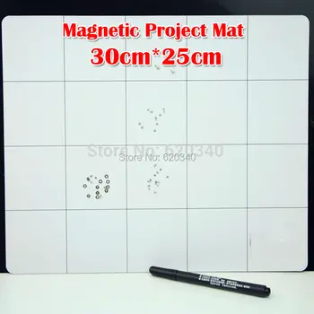 Ping Magnetinio Projekto Kilimėlis KOMPIUTERIO, telefono Varžtas Magnetinio adsorbcijos Darbo kilimėlis, skirtas iPhone4/4S/5 Galaxy s3 s4 s5 Remontas 30*25cm