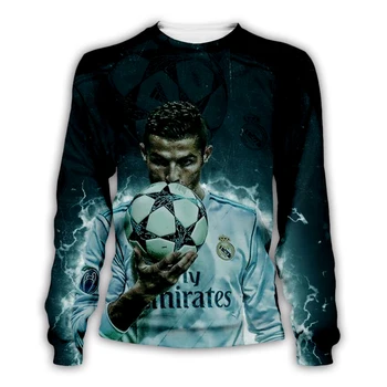 PLstar Kosmosas Cristiano Ronaldo 3D Spausdinami 3D Spausdinimo Hoodie/Palaidinukė/Striukė/Vyrų, Moterų Mados marškinėliai
