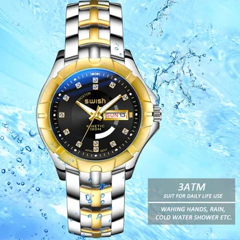 Prabanga Rankiniai Laikrodžiai Vyrų 2020 Top Brand Prabanga MOSIKAVIMAS Golden Verslo Žiūrėti Vandeniui Atsitiktinis Verslo Laikrodis Relogio Masculino