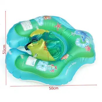 Pripučiami Kūdikių Plaukti Plaukti Žiedas Butas Plaukimo Treneris Saugos Kaklo Plūduriuoti Vandens Baseinas Įdomus Žaislas Vaikams Ratą Saugos Maudymosi Baseinas