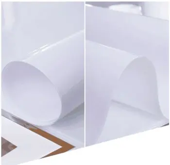 PVC balta staltiesė atspari Vandeniui lentelė kilimėlis PVC staltiesė 1.6 mm