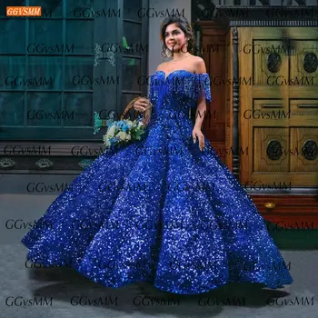 Royal Blue, Vakaro Suknelės, Nėriniai Arabų 2021 Chalatas De Soirée De Mariage Atspindinti Moterų Suknelės, Šaliai Užsakymą Abendkleider