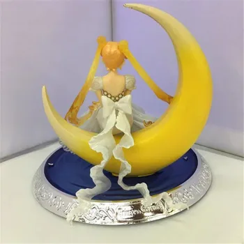 Sailor Moon Veiksmų Skaičiai Usagi Tsukino Princesė Mergina Žaislai PVC Anime Figma Kolekcines Modelis Brinquedos Kalėdų Dovana Juguetes 13cm