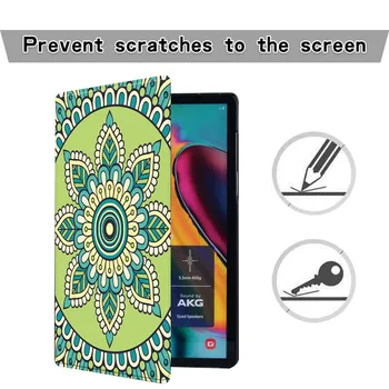 Samsung Galaxy Tab/Tab S6 Tab E S5E Tablet Mandala Odos Stovėti Lengvas Drop Atsparumo Korpuso Atveju