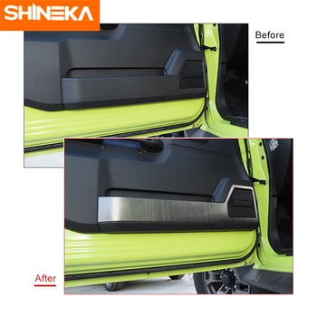 SHINEKA Automobilių Lipdukai Suzuki Jimny JB74 2019+ Automobilio Duris, Interjero Saugojimo Apdailos Dangtelis Priedai Suzuki Jimny 2019+