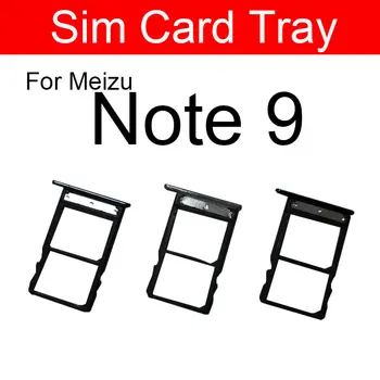 Sim Kortelės Dėklas Adapteris Meizu 9 Pastaba Note9 M923Q Atminties Skaitytuvas Laikiklio Lizdo Pakeitimas, Remontas, Dalys Blue & Black & Silver