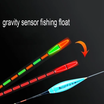 Smart Žvejybos Plaukti Led Šviesos Plaukti Įranga, Įskaitant Bateriją CR425 Naktį žvejybos Svorio Sensery Drožlių Kamštis Priedai