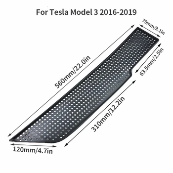 SPEEDWOW Oro Kondicionavimo sistema, Automobilių Oro Įleidimo Apsaugos Dangtelio apsauga nuo dulkių Anti-purvinas Valymo Oro Tesla Model 3 2017 m. 2018 m. 2019 m.