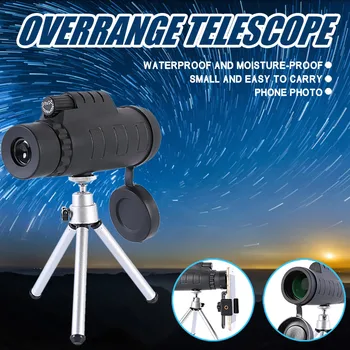 Svbony 50*60 Teleskopas Zoom Spotting scope Didelės Galios Vandeniui Monokuliariniai w/ Universalus Telefono Adapteris tvirtinimo Medžioklės P817