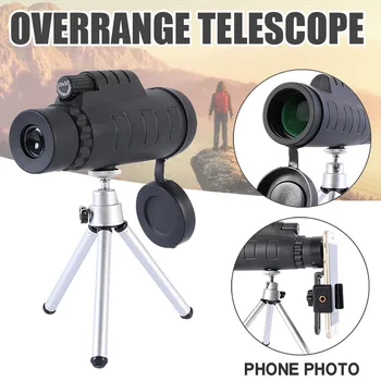 Svbony 50*60 Teleskopas Zoom Spotting scope Didelės Galios Vandeniui Monokuliariniai w/ Universalus Telefono Adapteris tvirtinimo Medžioklės P817