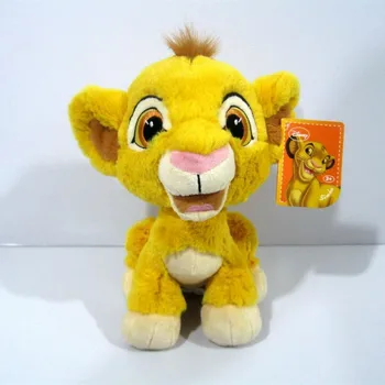Sėdi 23cm=9inch Originalus Animacinių filmų Simba Liūtas Karalius pliušinis minkšti žaislai,Simba Pliušinis žaislas kūdikiui dovanų
