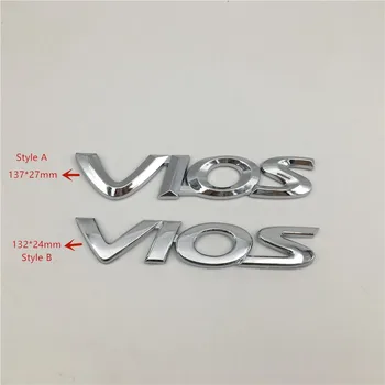 Toyota VIOS Logotipas Logotipas Ženklelis Galiniai Kamieno Raidžių Lipdukas, Automobilis, Auto priedai