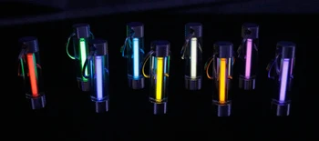 Tričio glowring keychain Automatinis Šviesos, Raktų Žiedas gelbėjimo Avarinius Žiburius, Lauko Saugos ir Gelbėjimo Įrankiai
