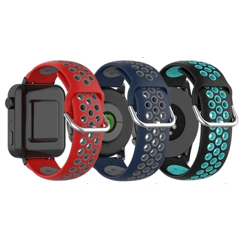 Už LEMFO LEM10 Silikono Pakeisti Watchband Už LEMFO LEM 10 Smartwatch Priedai Riešo Juostos Dirželis su Silikono Dvigubai