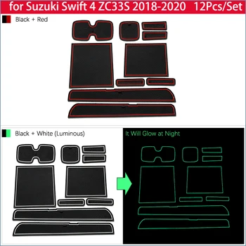 Už Suzuki Swift ZC33S 2018 2019 2020 Guma, neslystantis Kilimėlis, Durų Groove Taurės Telefono ragelyje Vartų Angą Pagalvėlė Miestelyje Automobilių Reikmenys