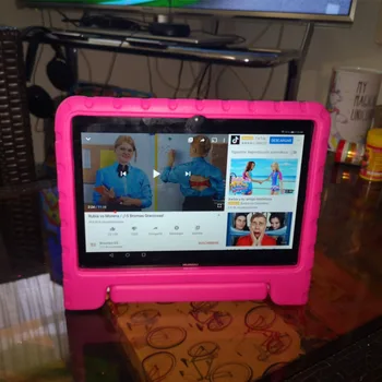 Vaikai atveju, Huawei MediaPad T3 10 9.6 colių planšetinį kompiuterį, rankinius Šoko Įrodymas EVA viso kūno padengti Huawei MediaPad T5 10.1 colių