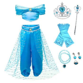 Vaikų Mergaičių Ubierz Princesė Aladdin Suknelė 