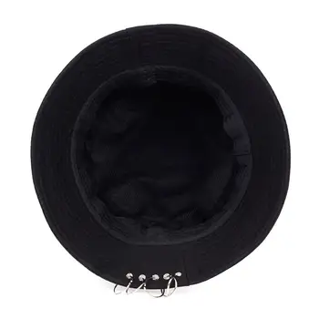 Vientisos Spalvos geležies pin žiedai asmenybės Kibiro Kepurę bžūp unisex moterys vyrai medvilnės žvejų kepurės įmonė parduoda tiesiai