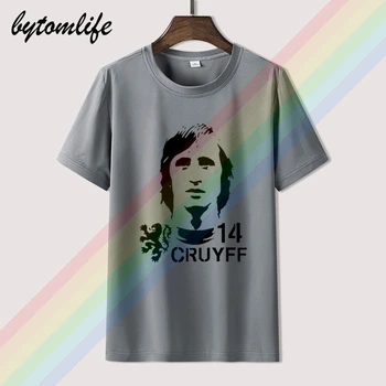 Vyriški trumpomis Rankovėmis T-shirt Hendrik Johannes Cruyff Olandijoje Nederland 