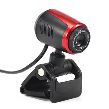 Webcam USB High Definition Kamera, Web Cam 360 Laipsnių MIC Clip-on 