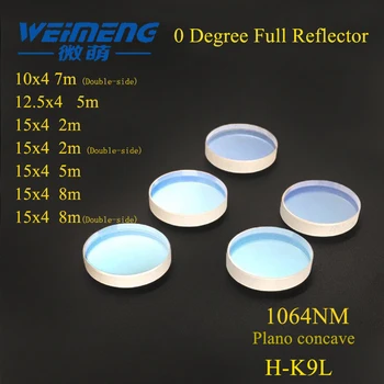 Weimeng 0 laipsnių lazerio šviesą Atspindinčios visą atspindintis objektyvas Plano įgaubtas H-K9L 10mm 12,5 mm, 15 mm pjovimo ir suvirinimo ženklinimo mašinos