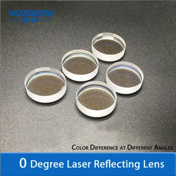 Weimeng 0 laipsnių lazerio šviesą Atspindinčios visą atspindintis objektyvas Plano įgaubtas H-K9L 10mm 12,5 mm, 15 mm pjovimo ir suvirinimo ženklinimo mašinos