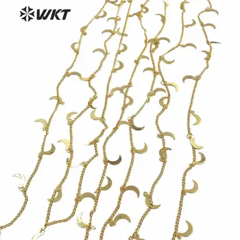 WT-BC139 Mados aukso electroplated moterų papuošalai karoliai grandinės karšto papuošalai išvados žalvario grandine, apyrankę ar anklet